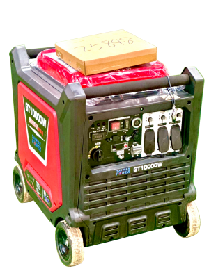 【TAIWAN POWER】清水牌 中古 GT-10000W 雙提把變頻靜音省油型發電機  官方售價85,000元(含保固)